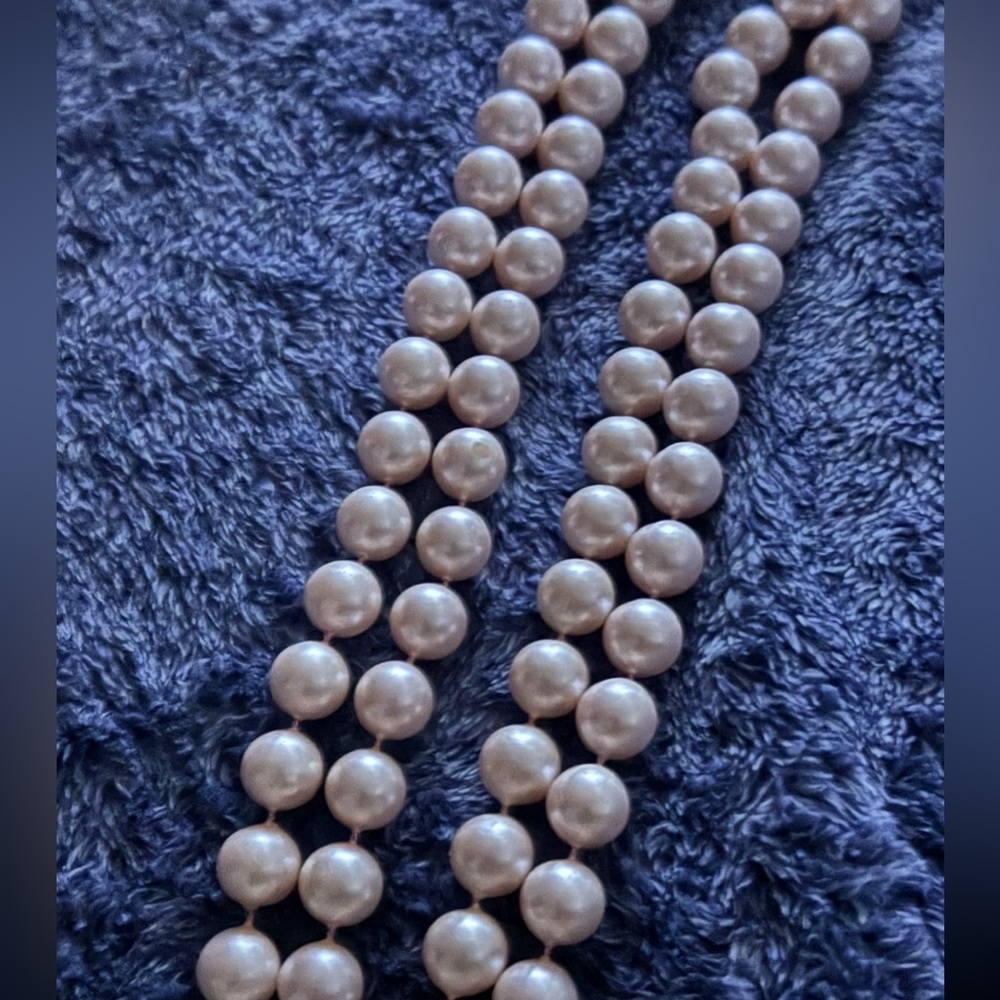 Pearl Rope Necklace.  One of a kind Beauty.